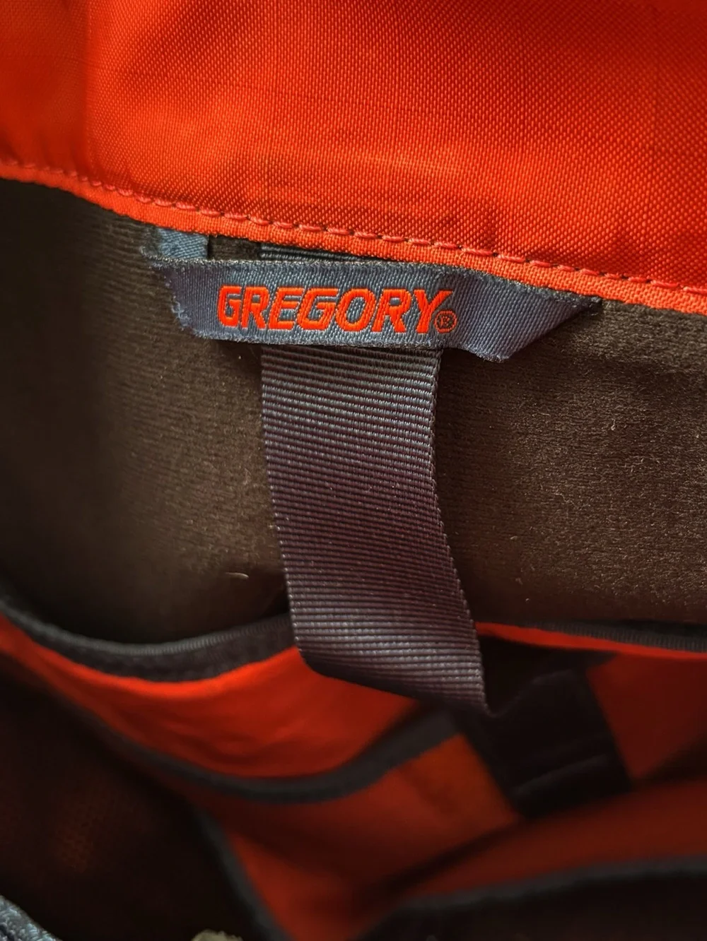 Gregory The Ascend Tote Bag 2-way urban shoulder bag Blue on orange interior